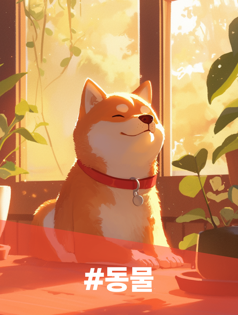 #동물